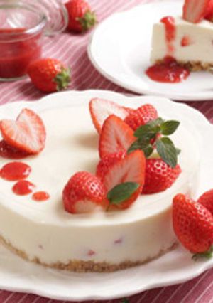 やよいひめのレアチーズケーキ-レシピのメイン写真