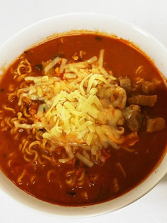 ちょっとイタリアンな辛ラーメン-レシピのメイン写真
