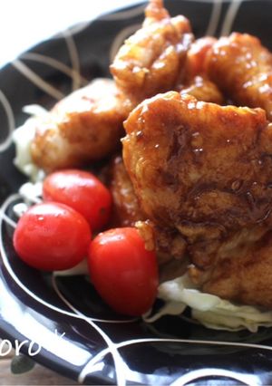 mカレールウで♪甘辛カレー唐揚げ-レシピのメイン写真
