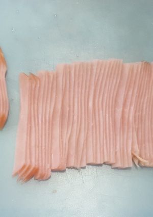 ハムの千切りのコツと、春雨サラダ-レシピのメイン写真
