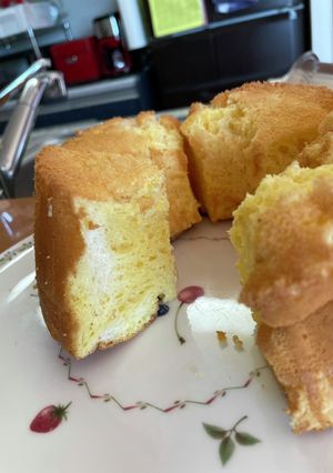 ホットケーキミックスでシフォンケーキ-レシピのメイン写真