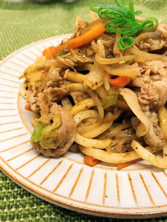 海苔バター焼きうどん-レシピのメイン写真