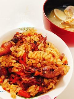 超簡単♡ホタルイカの炊き込みご飯-レシピのメイン写真