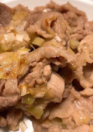 【下味冷凍】豚肉のネギ塩レモン焼き-レシピのメイン写真
