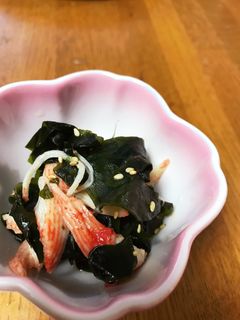 カニカマとワカメの中華風酢の物✨-レシピのメイン写真