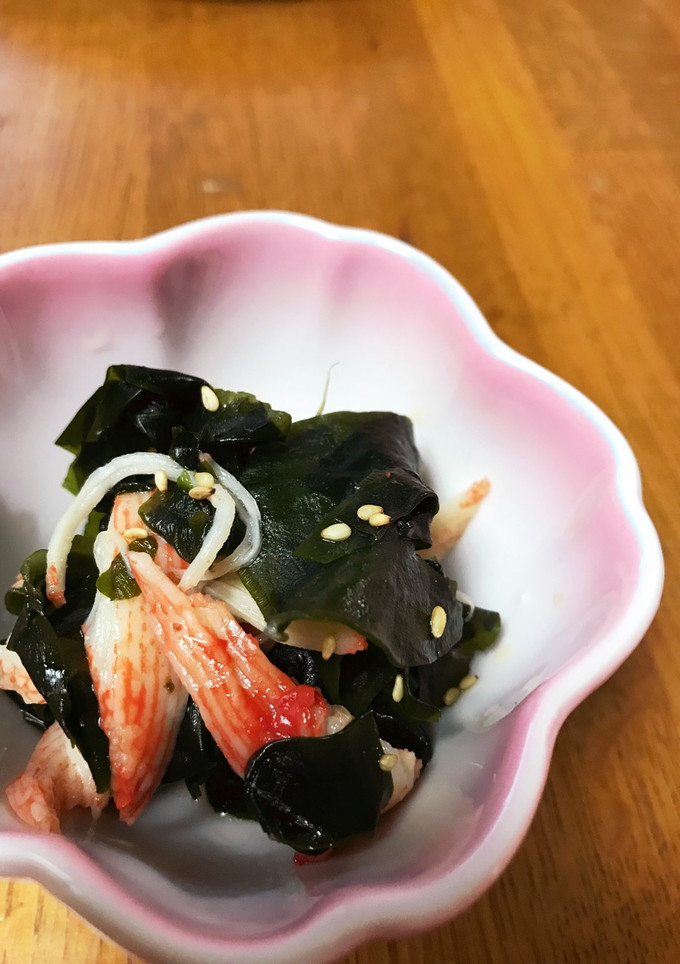 カニカマとワカメの中華風酢の物✨-レシピのメイン写真