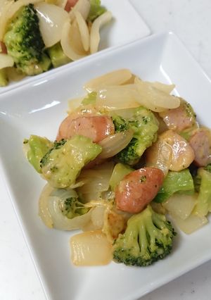 ブロッコリーのチーズカレー炒め-レシピのメイン写真