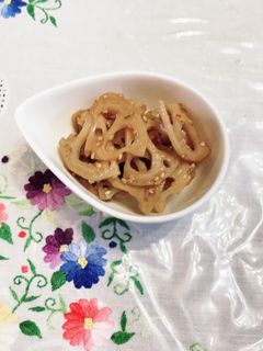 レンコンのきんぴら-レシピのメイン写真