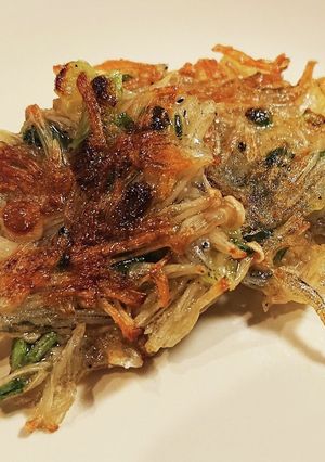 モチモチ焼き☆えのきとしらす-レシピのメイン写真