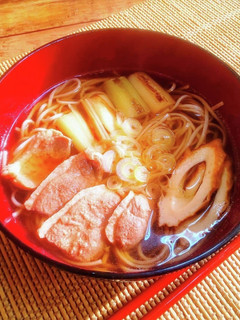 おうちで作ってみよう簡単鴨南蛮蕎麦-レシピのメイン写真