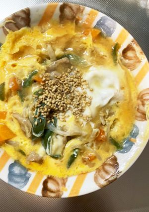 全てレンジポン酢中華炒め味豚平焼き風-レシピのメイン写真