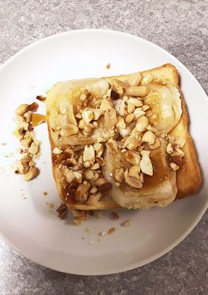 お餅☆トースト-レシピのメイン写真