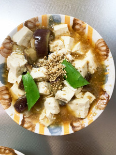レンジ豚こまピリ辛オイスター麻婆豆腐茄子-レシピのメイン写真