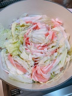 豚バラ白菜♪ミルフィーユ蒸し-レシピのメイン写真