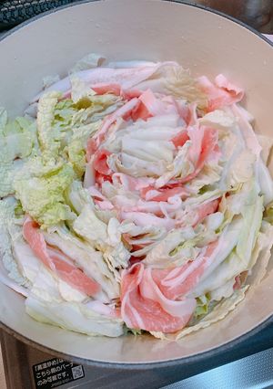 豚バラ白菜♪ミルフィーユ蒸し-レシピのメイン写真