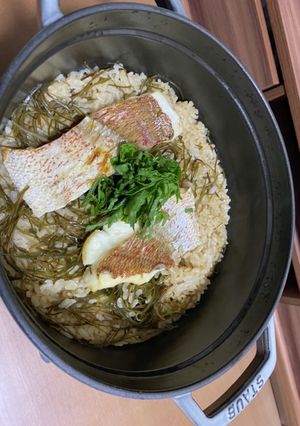 明石の鯛めし（ストウブ）-レシピのメイン写真