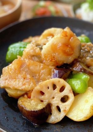 簡単♪鱈と野菜の黒酢あん-レシピのメイン写真