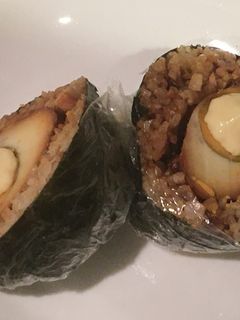 角煮マヨ煮卵おにぎり-レシピのメイン写真