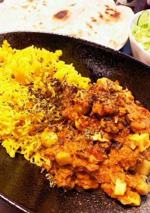 カシューナッツ、エリンギスパイスカレー-レシピのメイン写真
