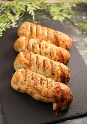簡単!ちくわチーズ肉巻きパイ-レシピのメイン写真