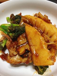 タケノコと豚バラ肉の味噌炒め-レシピのメイン写真