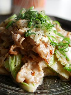 豚肉のガーリックピーナッツバター炒め-レシピのメイン写真