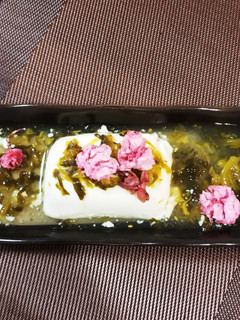 豆腐の高菜桜あんかけ-レシピのメイン写真