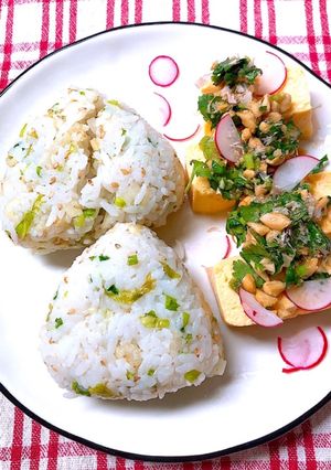 セロリのおむすび-レシピのメイン写真
