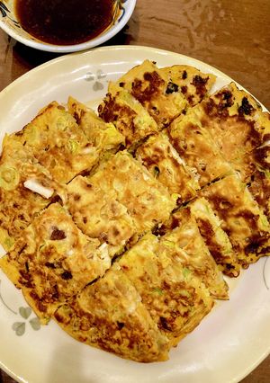 デトックスにも☆簡単！納豆キムチチヂミ♪-レシピのメイン写真