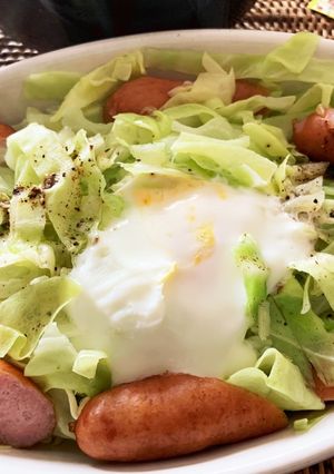 忙しい朝の巣ごもりたまご-レシピのメイン写真