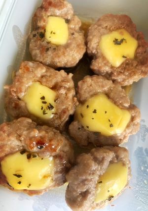 お弁当に◎ミニチーズハンバーグ☾-レシピのメイン写真