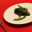 わさびとほうれん草の焦がしバターソテー