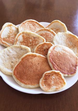 離乳食に☆バナナ豆腐パンケーキ-レシピのメイン写真