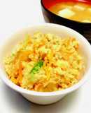 おから、人参、ほうれん草煮(回復食)