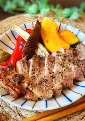豚肩ロースのグリル(柚子胡椒添え)-レシピのメイン写真
