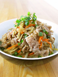きんぴら牛丼-レシピのメイン写真