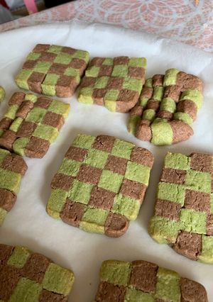炭治郎の市松模様クッキー-レシピのメイン写真