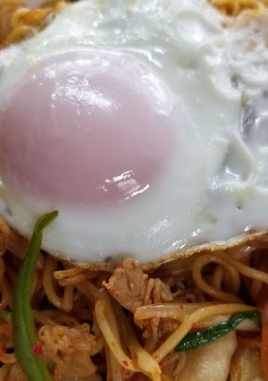 豚キムチ焼きそば-レシピのメイン写真