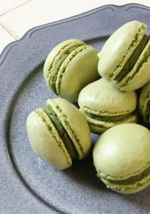 抹茶マカロン-レシピのメイン写真