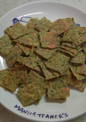 豆腐おからチップス♪青海苔小えび☆-レシピのメイン写真