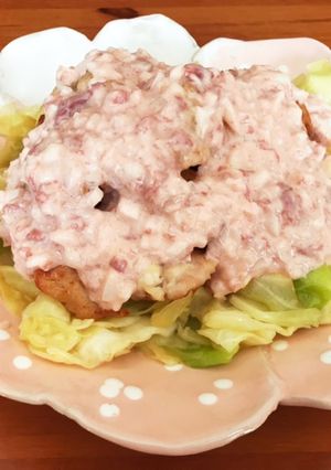 新玉葱の梅タルタルでサッパリ旨旨チキン-レシピのメイン写真