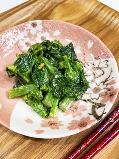 菜の花の和物【マヨわさび醤油】-レシピのメイン写真