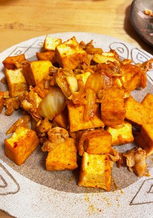 厚揚げのキムチ炒め-レシピのメイン写真