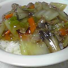 รูปของ 子供が大好きな味★簡単中華丼。