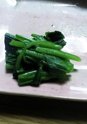 ほうれん草のつけ合わせ-レシピのメイン写真