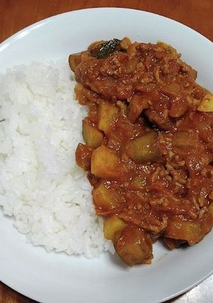 純カレーで作るドライカレー-レシピのメイン写真