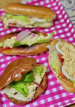 昨夜の残り物で 土曜ブランチ 卵サンド-レシピのメイン写真