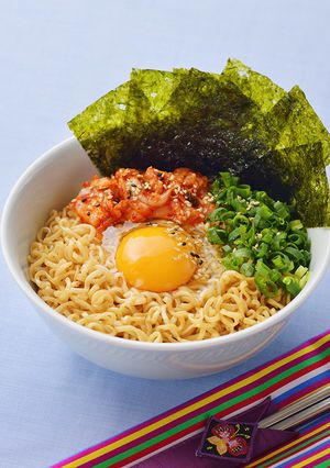 かまたまサッポロ一番　韓国風ごまキムチ-レシピのメイン写真