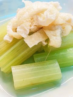 簡単♡ふきと油揚げの煮びたし-レシピのメイン写真