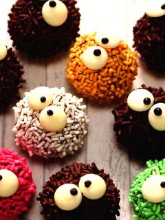 かわいい♪まっくろくろすけチョコケーキ-レシピのメイン写真
